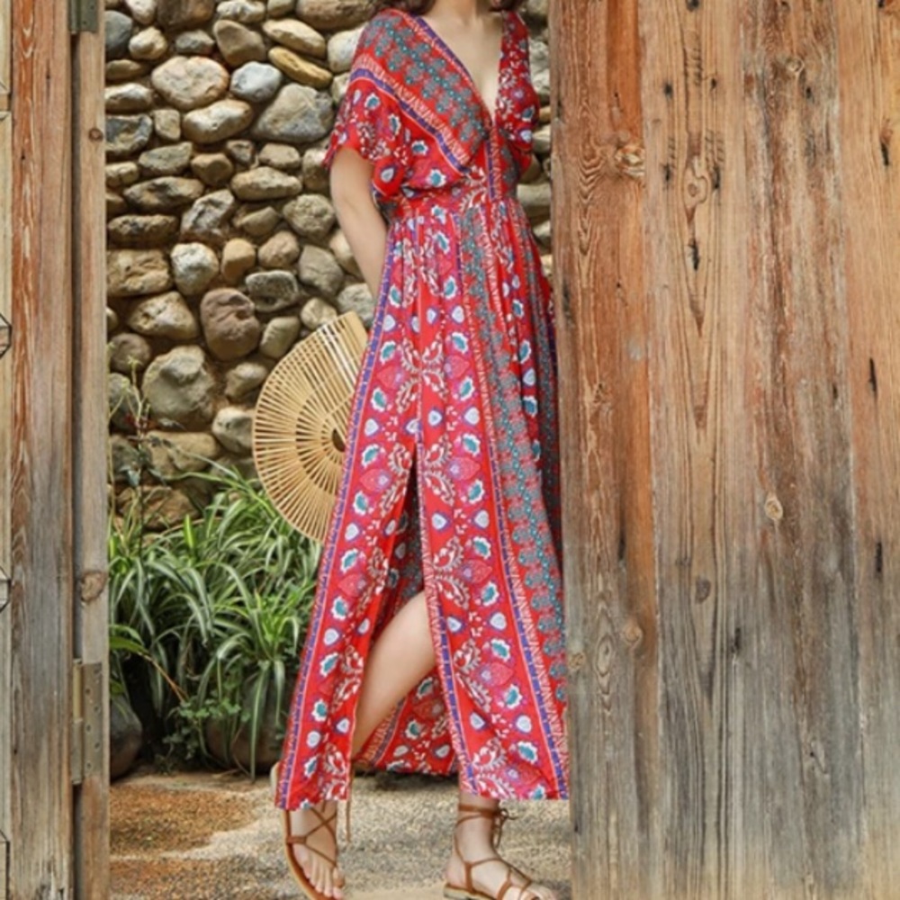 Aly Daly Midi Boho Dress size Small